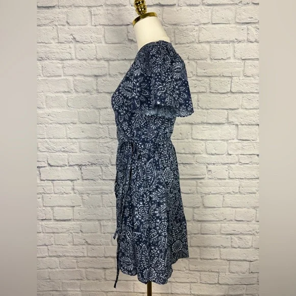 NWT Madewell Paisley wrap dress size M - Picture 4 of 7